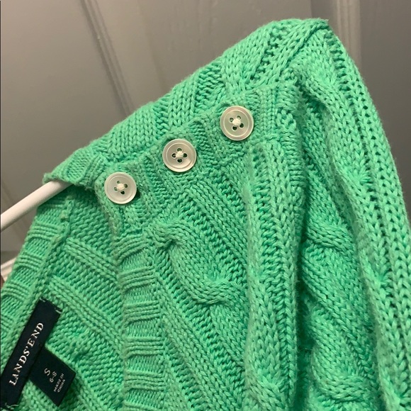 Lands End cable knit sweater size S - Picture 4 of 6